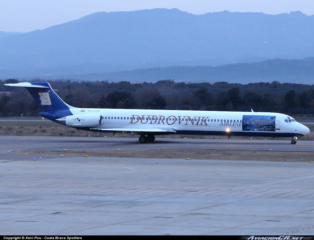 9A-CDD - McDonnell Douglas MD-82 (DC-9-82) - Dubrovnik Airline
