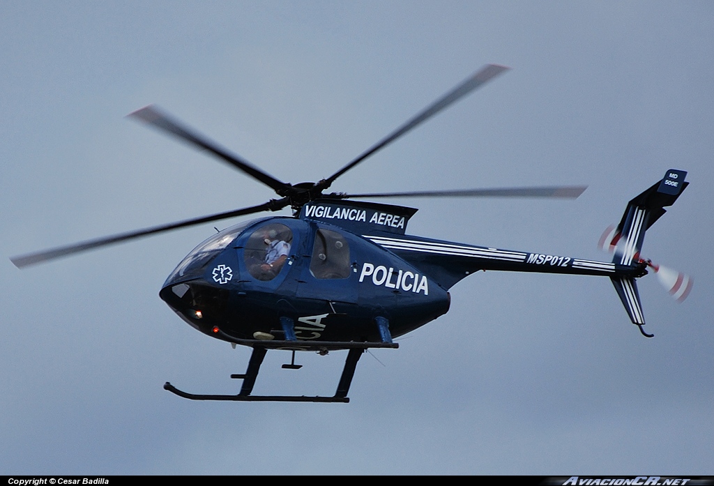 MSP012 - McDonell Douglas MD500 - Ministerio de Seguridad Pública - Costa Rica