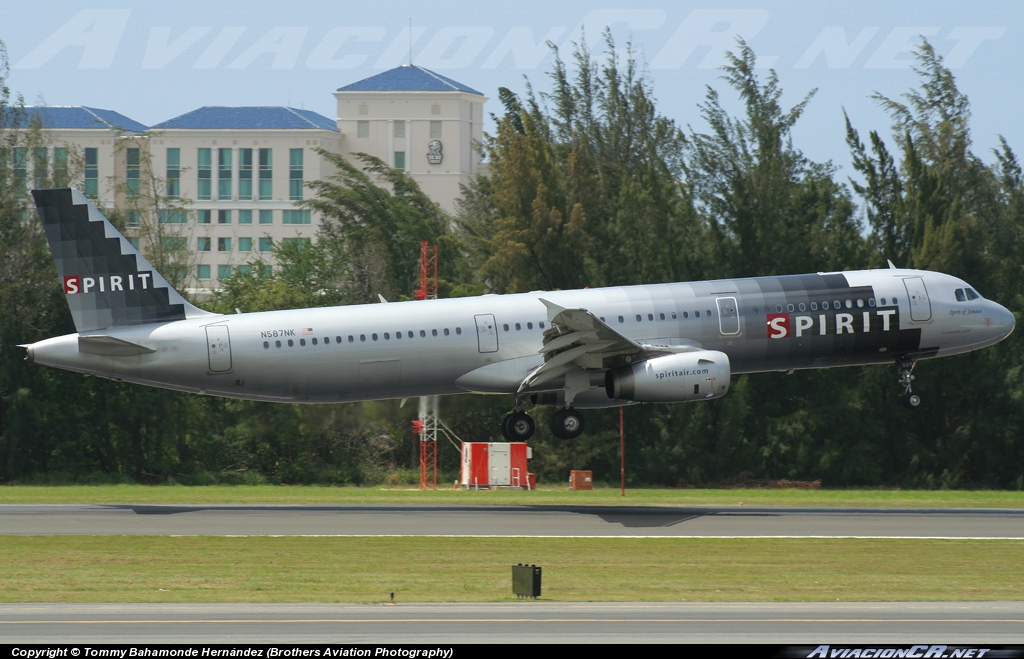 N587NK - Airbus A321-231 - Spirit Airlines