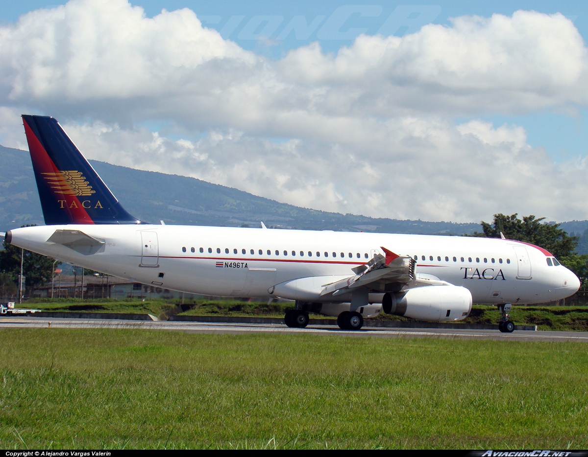 N496TA - Airbus A320-233 - TACA