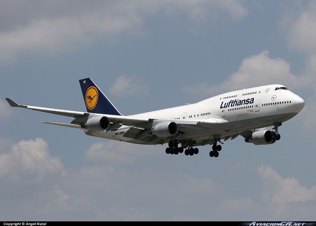 D-ABVE - Boeing 747-430 - Lufthansa