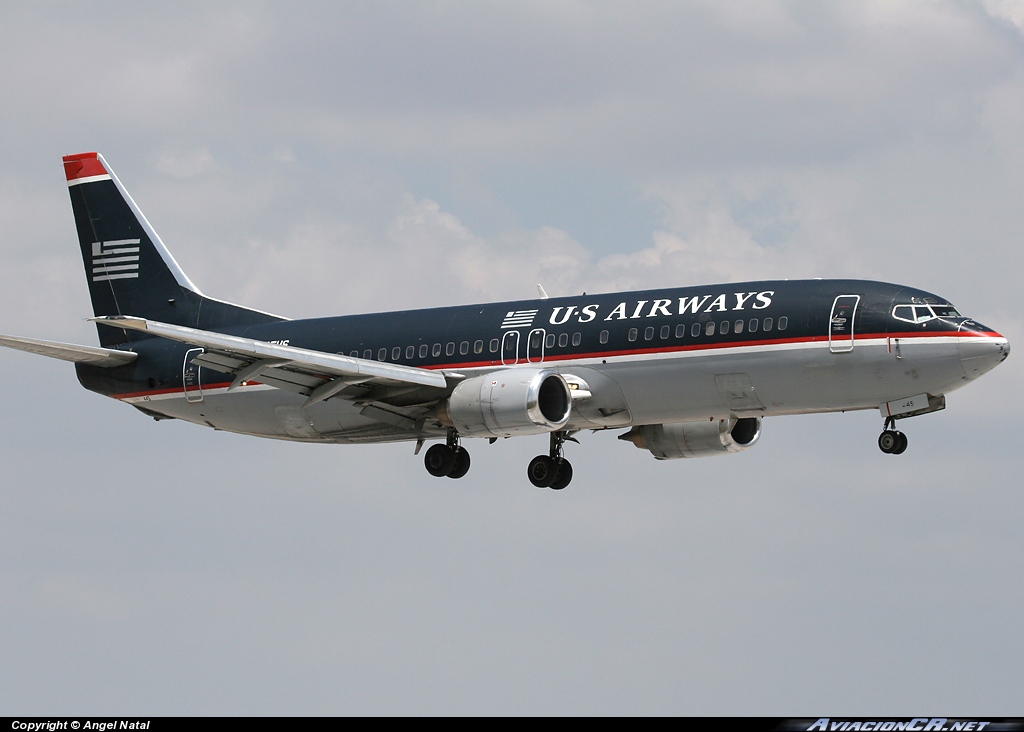 N445US - Boeing 737-4B7 - US Airways