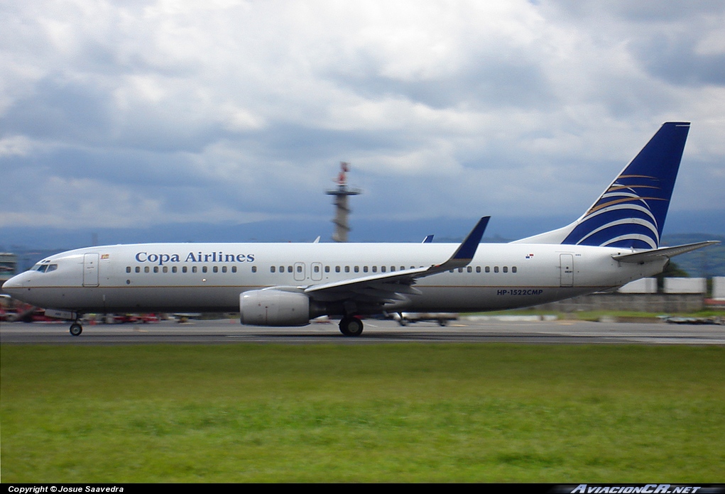HP-1522CMP - Boeing 737-8V3 - Copa Airlines