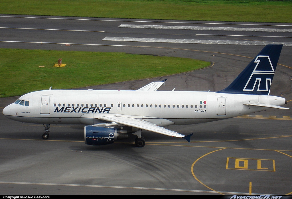 N429MX - Airbus A319-112 - Mexicana