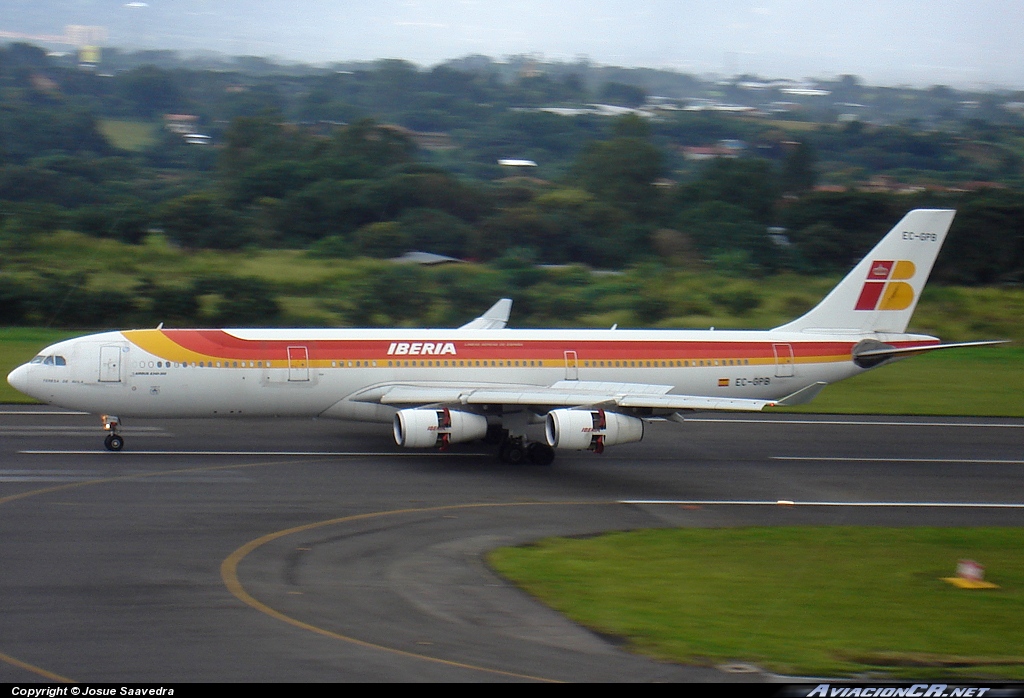 EC-GPB - Airbus A340-313X - Iberia