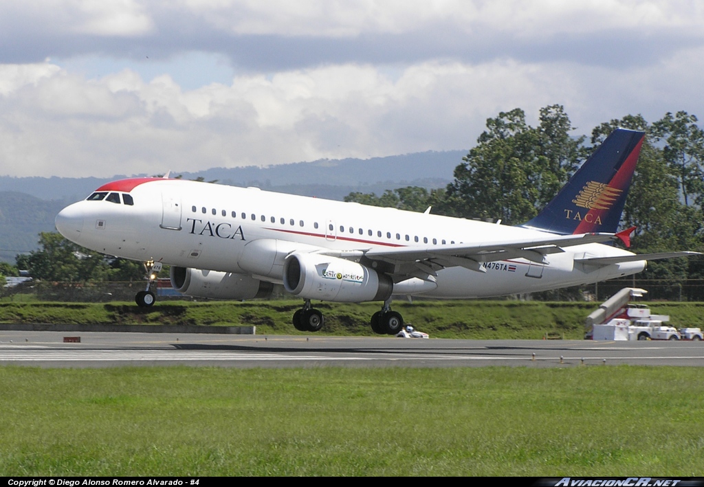 N476TA - Airbus A319-132 - TACA