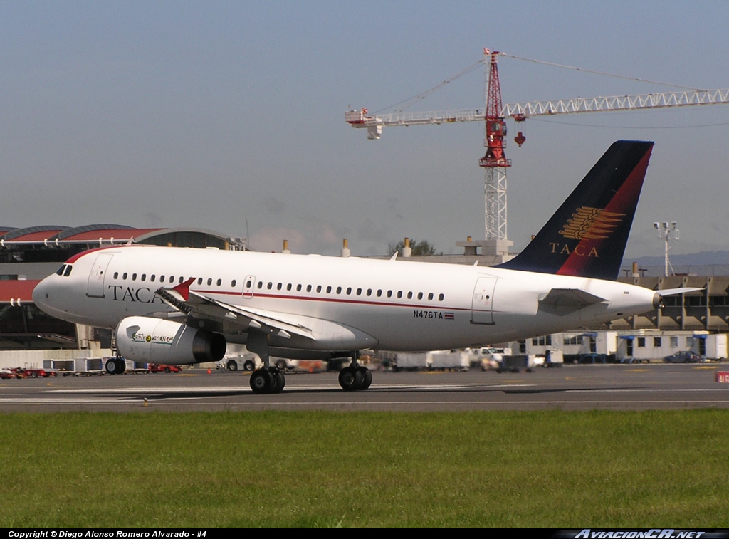 N476TA - Airbus A319-132 - TACA