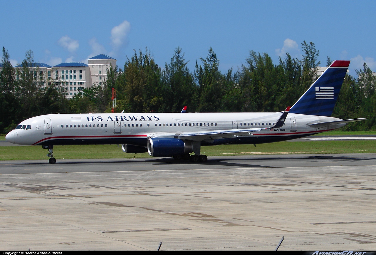 N204UW - Boeing 757-23N - US Airways