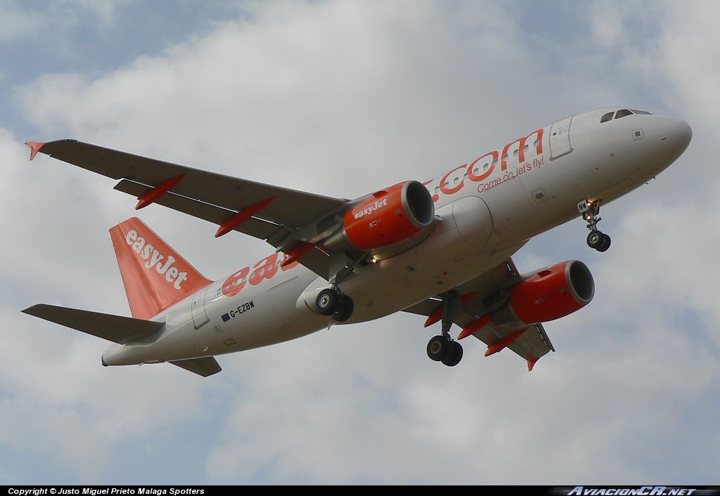 G-EZBW - Airbus A319-111 - EasyJet Airlines