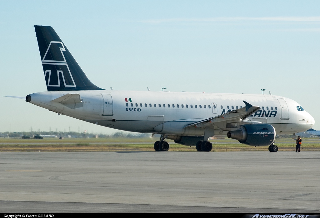 N866MX - Airbus A319-112 - Mexicana