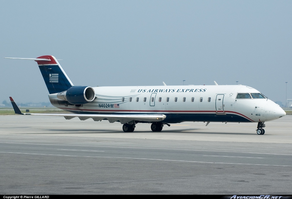 N402AW - Bombardier CRJ (Canadair Regional Jet) - Air Wisconsin - US Airways Express