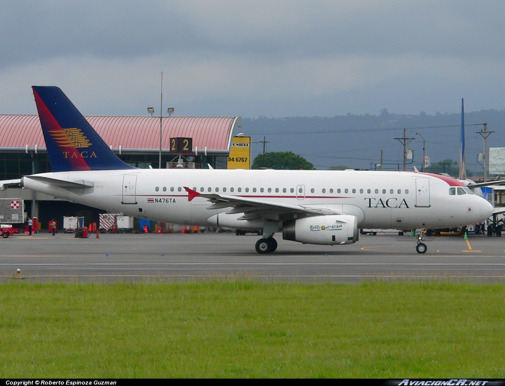 N476TA - Airbus A319-132 - TACA