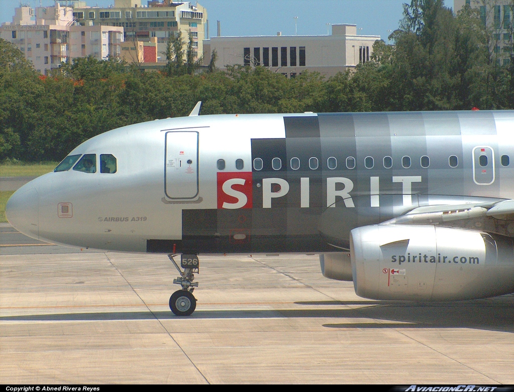 N526NK - Airbus A319-132 - Spirit Airlines
