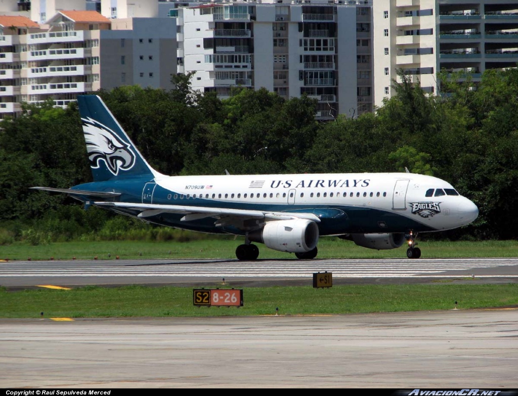 N709UW - Airbus A319-112 - US Airways