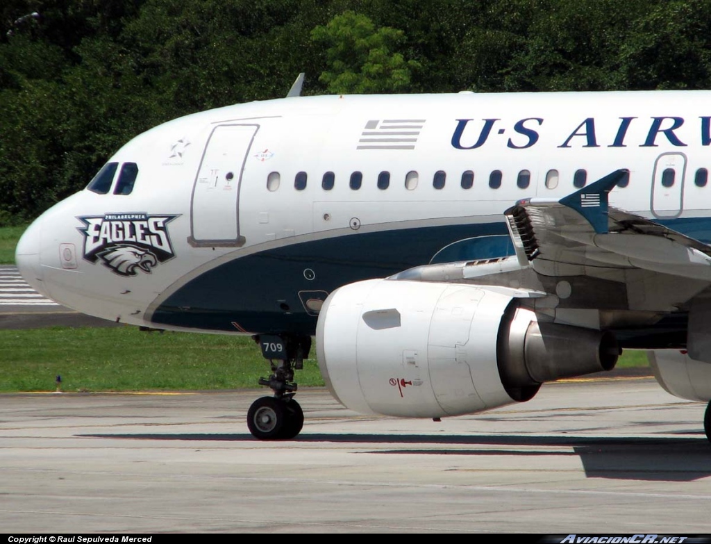 N709UW - Airbus A319-112 - US Airways