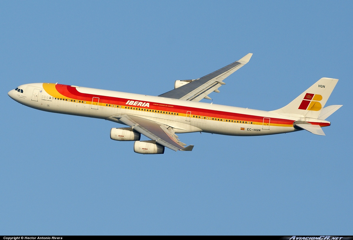 EC-HQN - Airbus A340-313X - Iberia