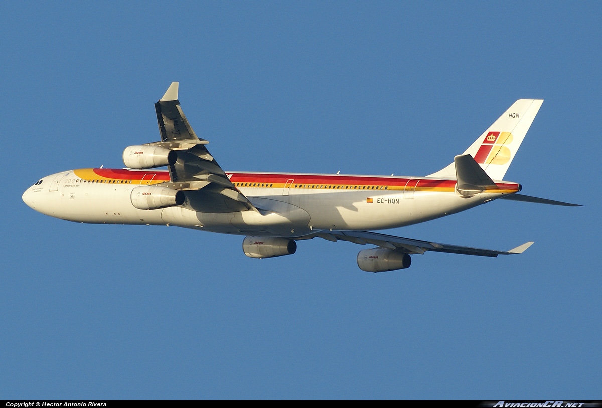 EC-HQN - Airbus A340-313X - Iberia