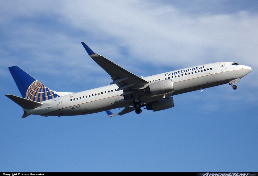 N12225 - Boeing 737-824 - Continental Airlines