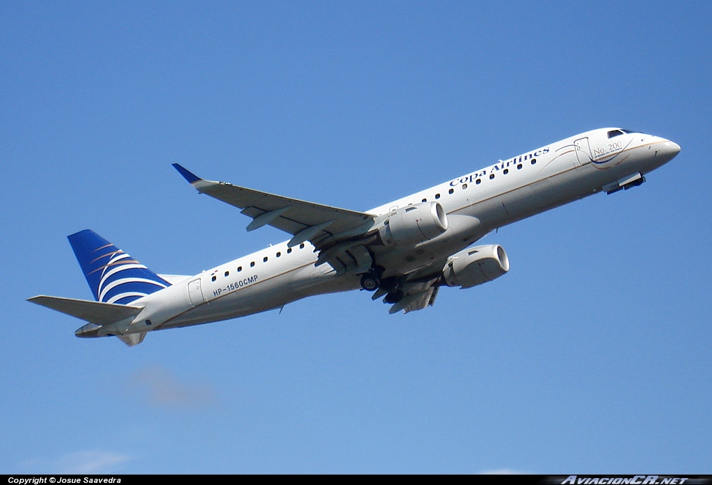 HP-1560CMP - Embraer 190-100IGW - Copa Airlines