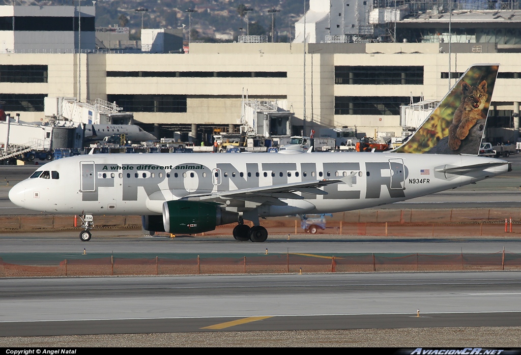 N934FR - Airbus A319-111 - Frontier Airlines
