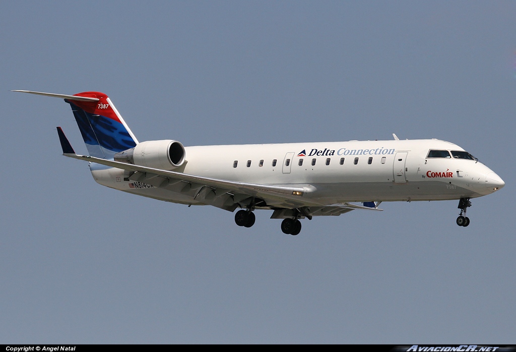N814CA - Bombardier CRJ (Canadair Regional Jet) - Comair - Delta Connection