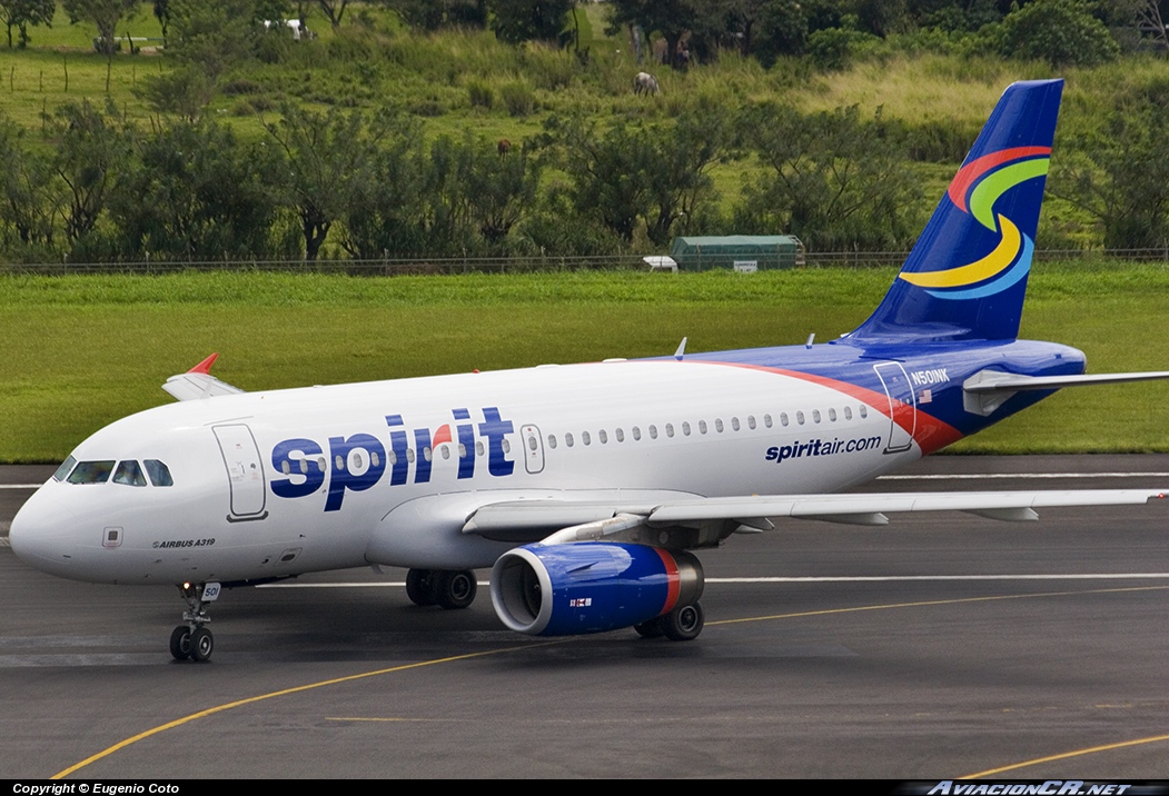N501NK - Airbus A319-132 - Spirit Airlines