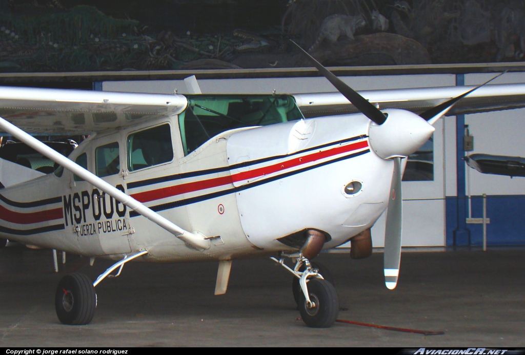 MSP006 - Cessna U206G/Soloy Turbine 206 - Ministerio de Seguridad Pública - Costa Rica