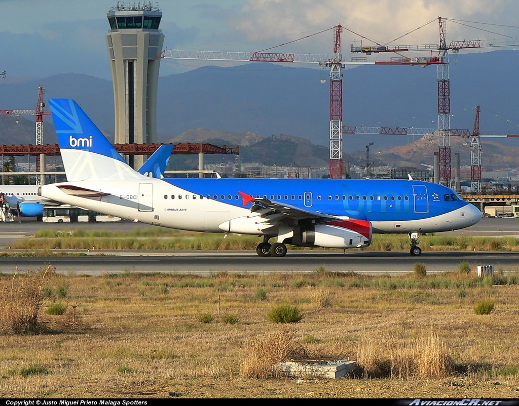 G-DBCI - Airbus A319-132 - BMI British Midland