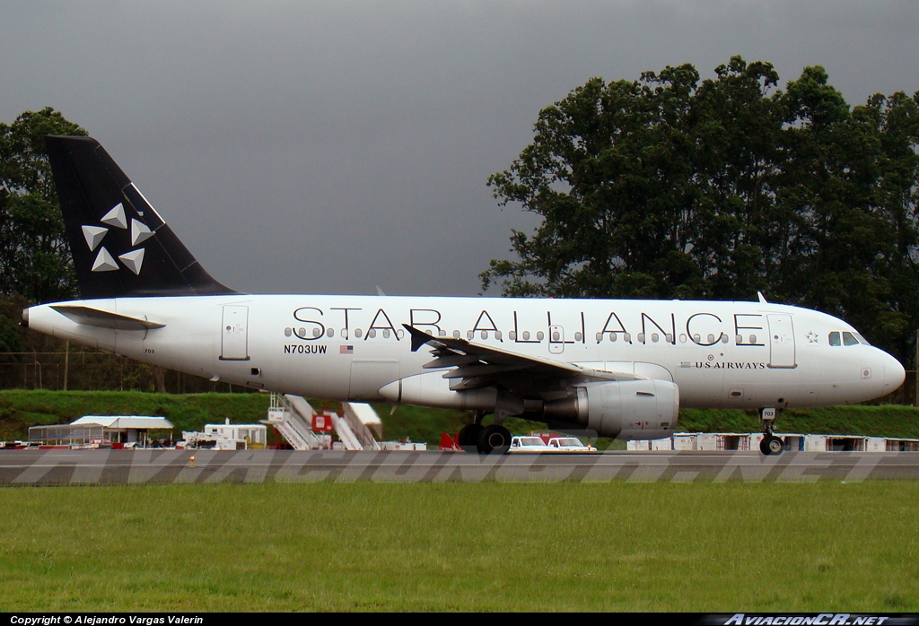 N703UW - Airbus A319-112 - US Airways