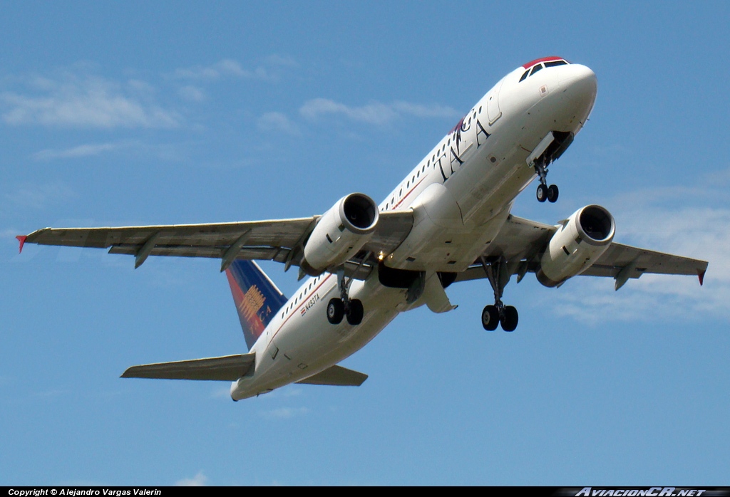 N493TA - Airbus A320-233 - TACA