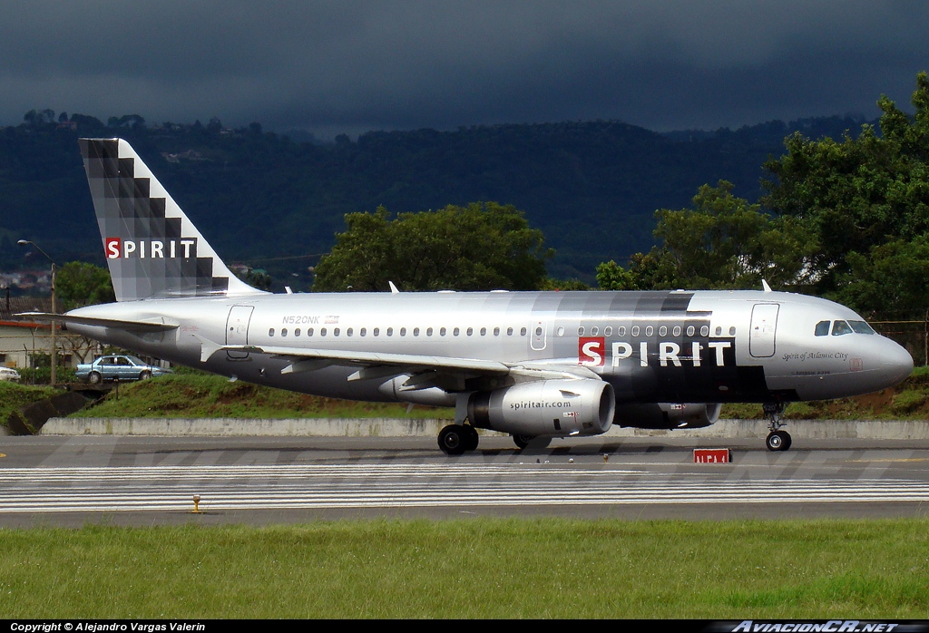 N520NK - Airbus A319-132 - Spirit Airlines