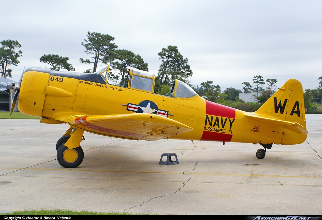 N451WA - North American SNJ-6 Texan - Privado