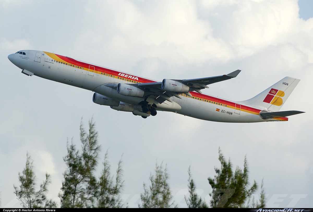 EC-HQN - Airbus A340-313X - Iberia