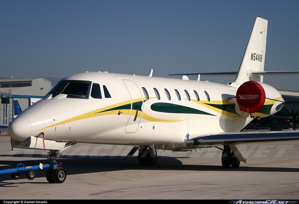 N544KB - Cessna Citation 680 Sovereign - Privado
