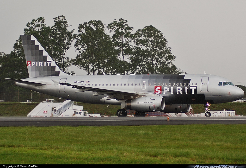 N528NK - Airbus A319-132 - Spirit Airlines