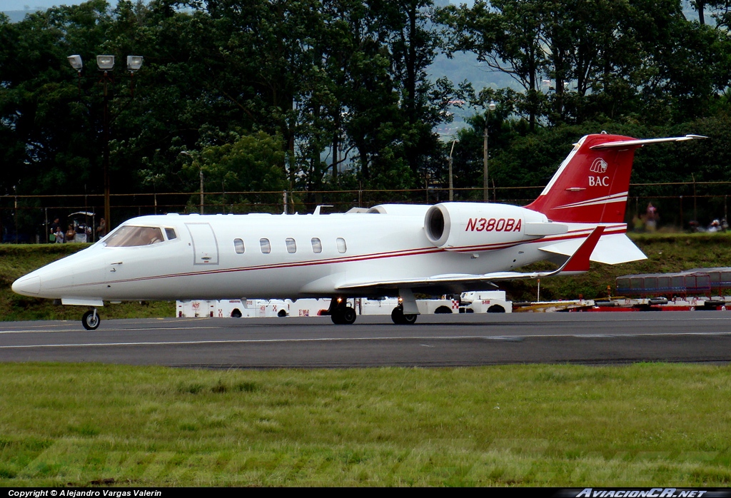 N380BA - Learjet 60 - Credomatic Air Services