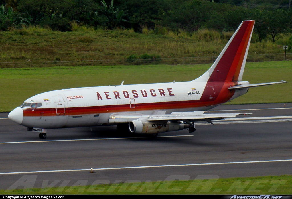 HK-4253 - Boeing 737-2H6/Adv - Aerosucre