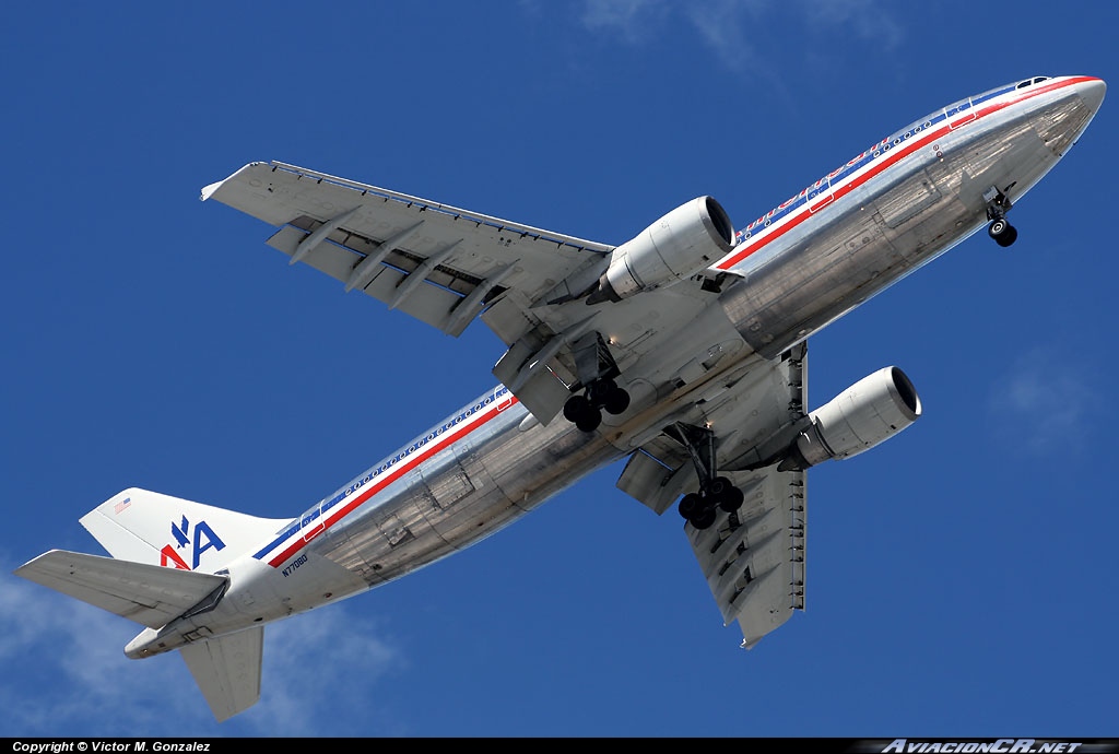 N77080 - Airbus A300B4-605R - American Airlines