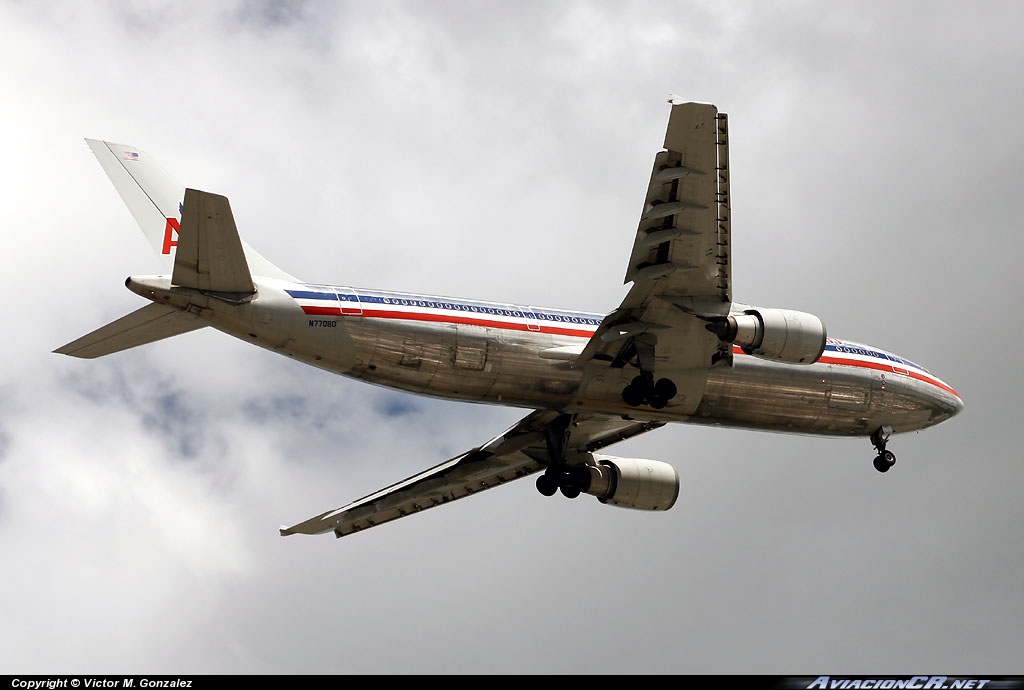 N77080 - Airbus A300B4-605R - American Airlines