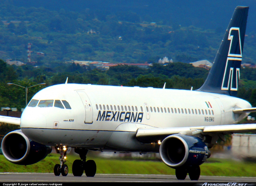 N618MX - Airbus A319-112 - Mexicana