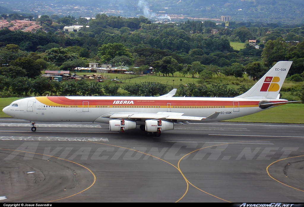 EC-GQK - Airbus A340-313X - Iberia