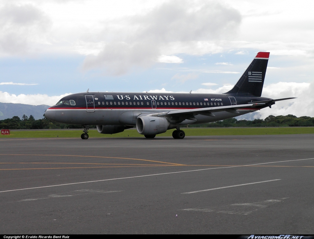 N724UW - Airbus A319-112 - US Airways