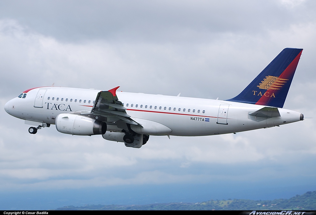 N477TA - Airbus A319-132 - TACA