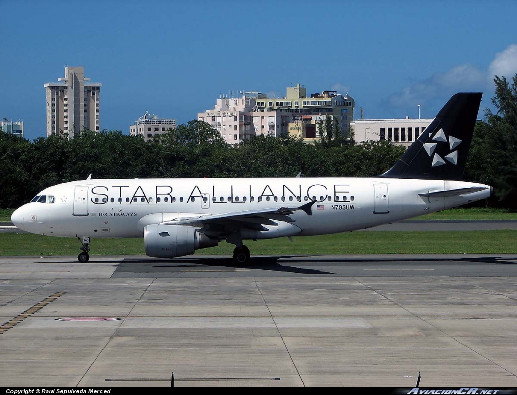 N703UW - Airbus A319-112 - US Airways