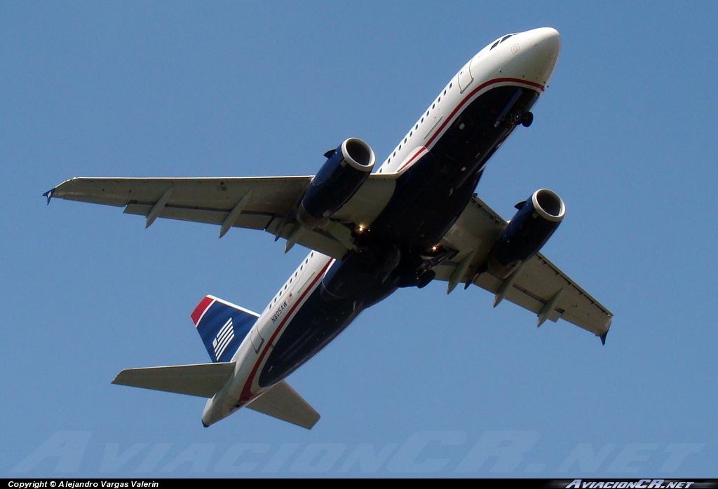 N805AW - Airbus A319-132 - US Airways