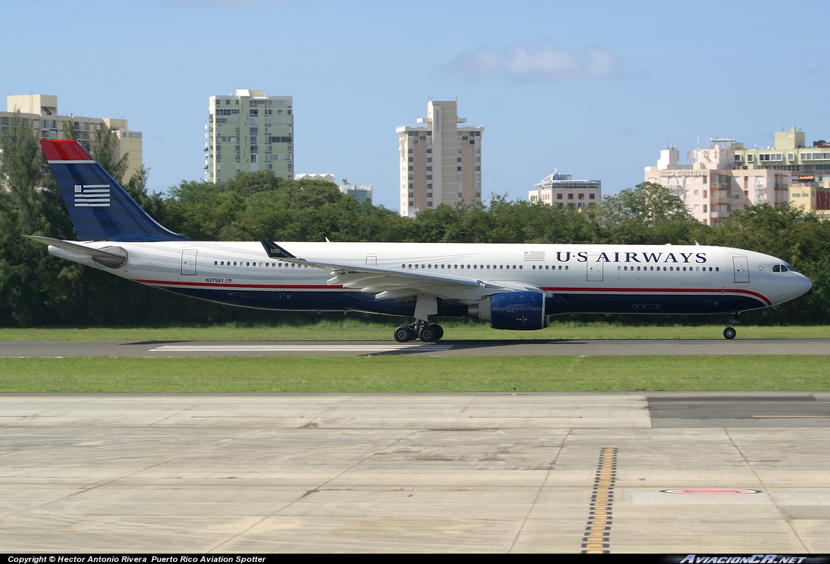 N275AY - Airbus A330-300 - US Airways