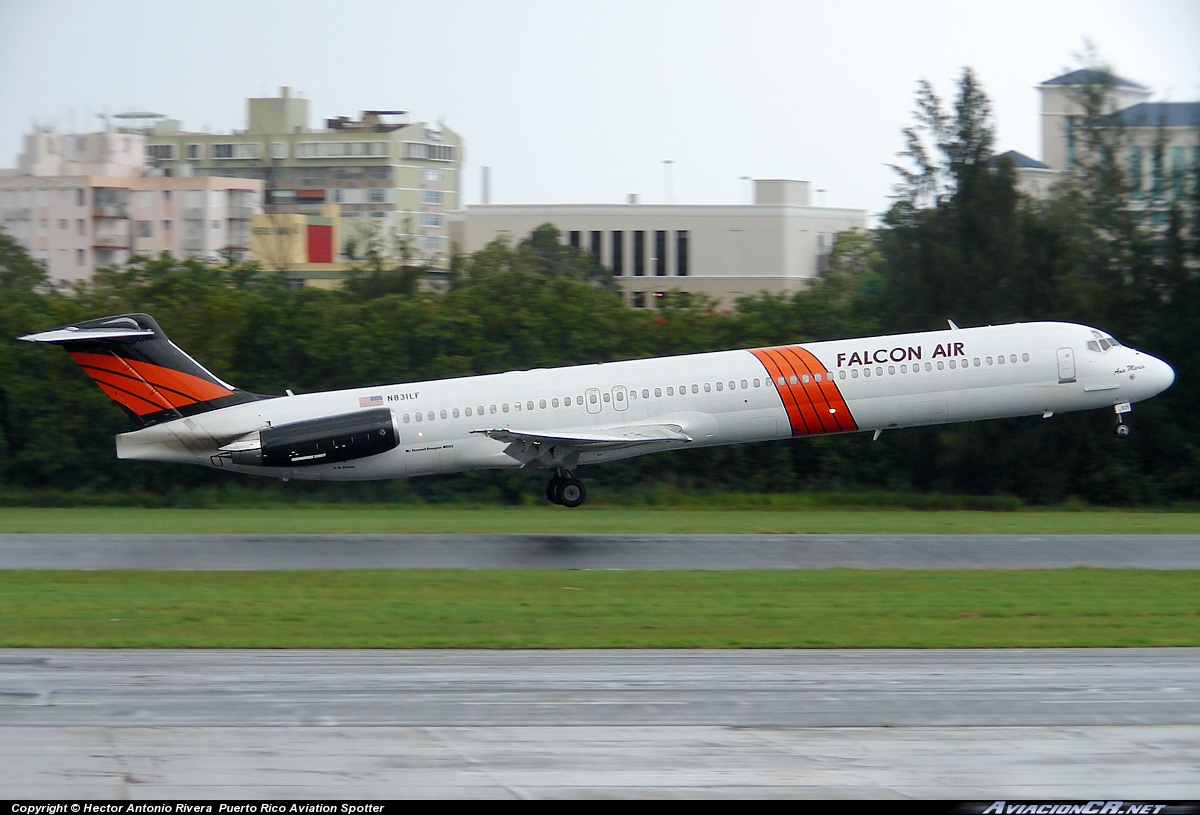 n831lf - McDonnell Douglas MD-83 - Falcon Air