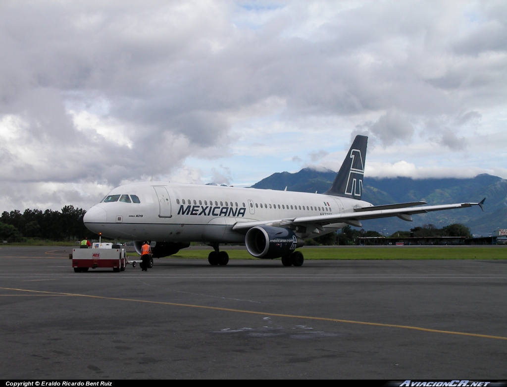 N872MX - Airbus A319-112 - Mexicana