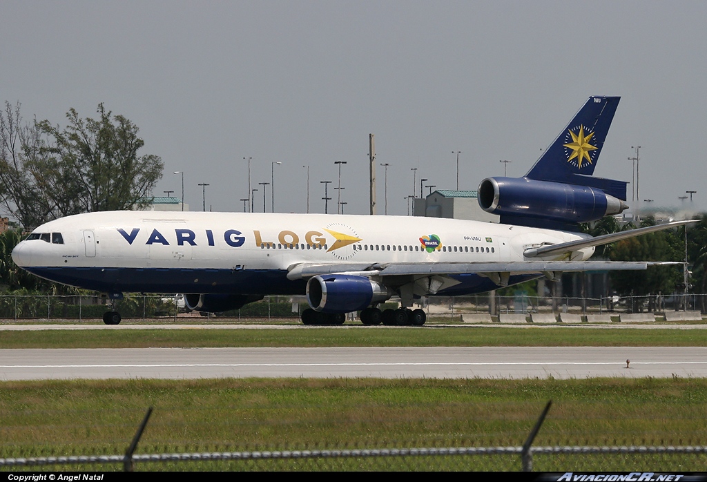 PP-VMU - McDonnell Douglas DC-10-30F - Varig Log