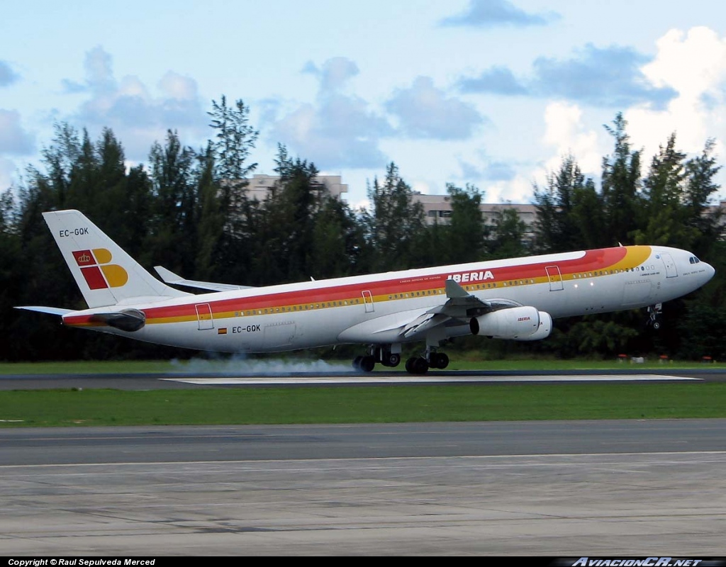 EC-GQK - Airbus A340-313X - Iberia